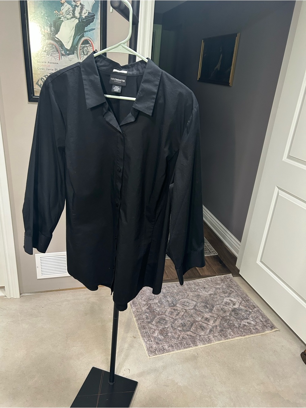 Liz Claiborne Button Blouse xxlT